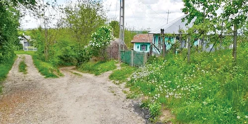 Aşa arată o uliţă sărăcăcioasă din Horodiştea jpeg