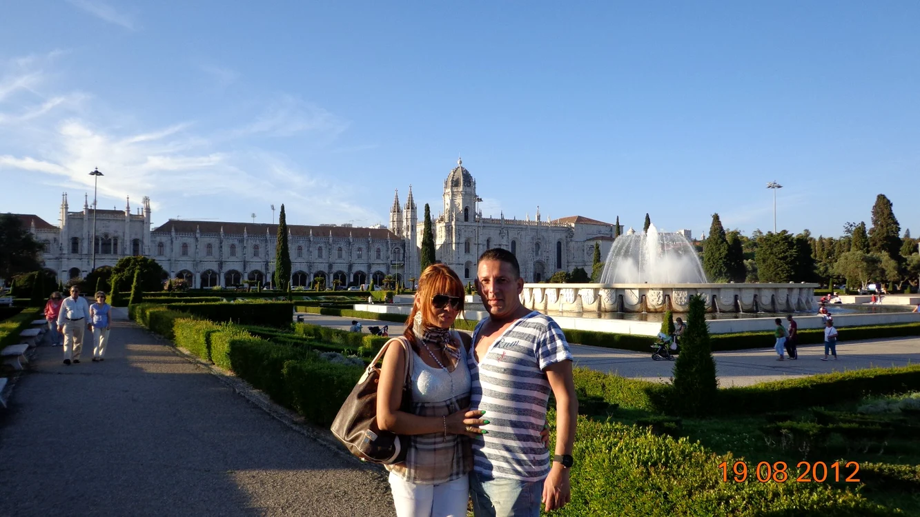 Costin și Alexandra în septembrie 2012, într-o vacanță la Lisabona