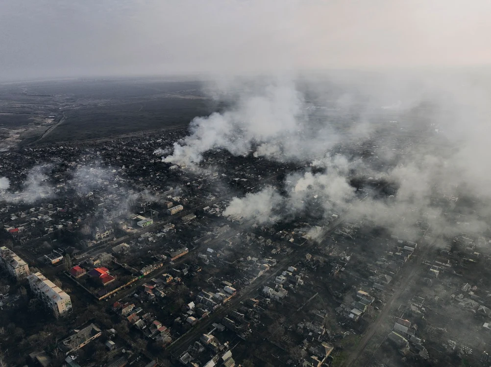 Bombardamente în Bahmut FOTO Profimedia