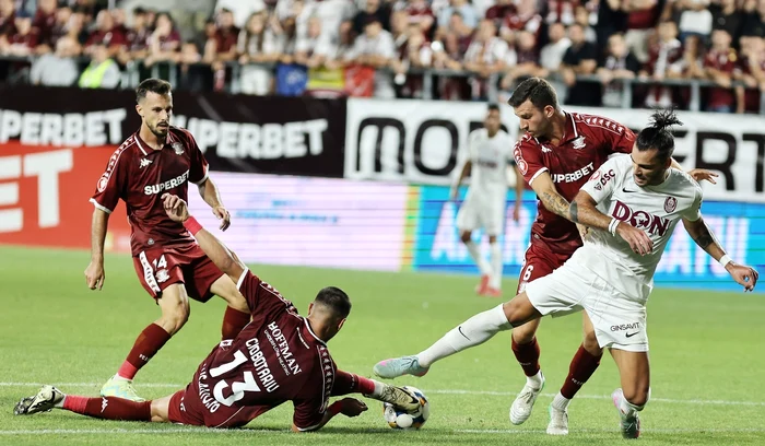 Rapid și CFR Cluj au încheiat la egalitate în campionatul intern (FOTO: Sportpictures)
