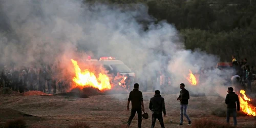 Proteste in Gaza fata de decizia lui Trump de a recunoaste Ierusalimul drept capitala Israelului FOTO EPA-EFE