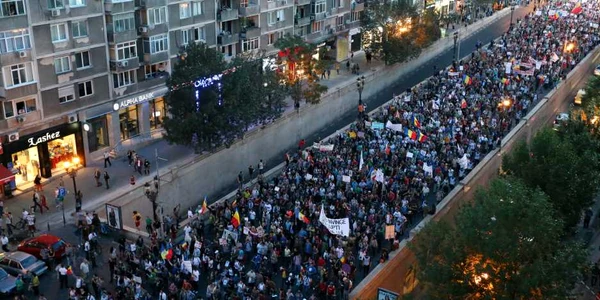 Ziua 15 Proteste rosia montana in bucuresti FOTO Mediafax 