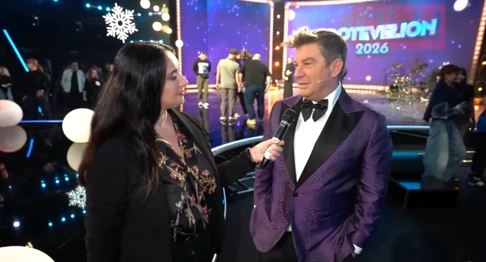 Pavel Bartoș, la filmările pentru Protevelion 2026 foto: Click!