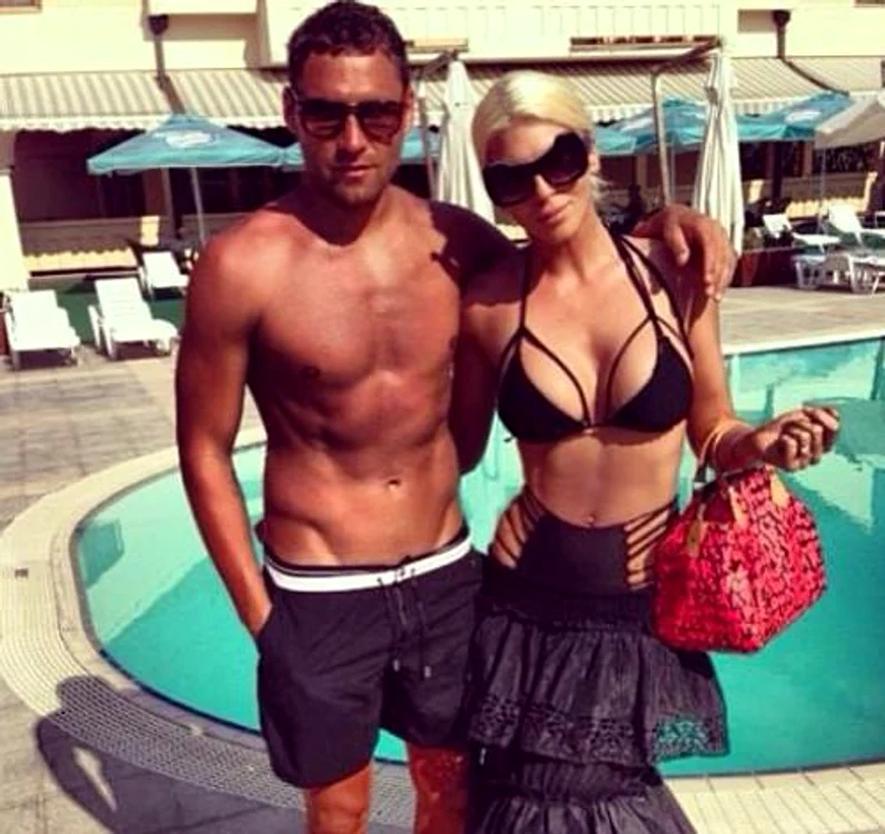 Jelena, alături de fotbalistul Dusko Tosic