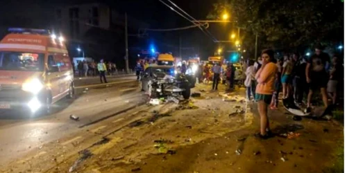 Accidentul s-a produs pe strada 13 Decembrie