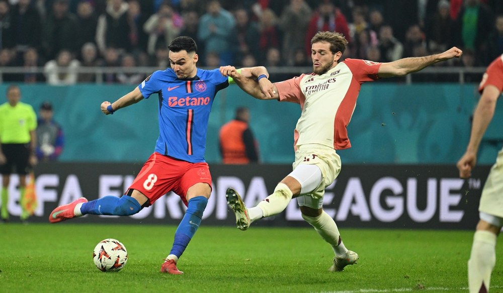 Lyon o sperie pe FCSB cu un gol de senzație. Campioana României merge oricum în Franța ca mielul la tăiere