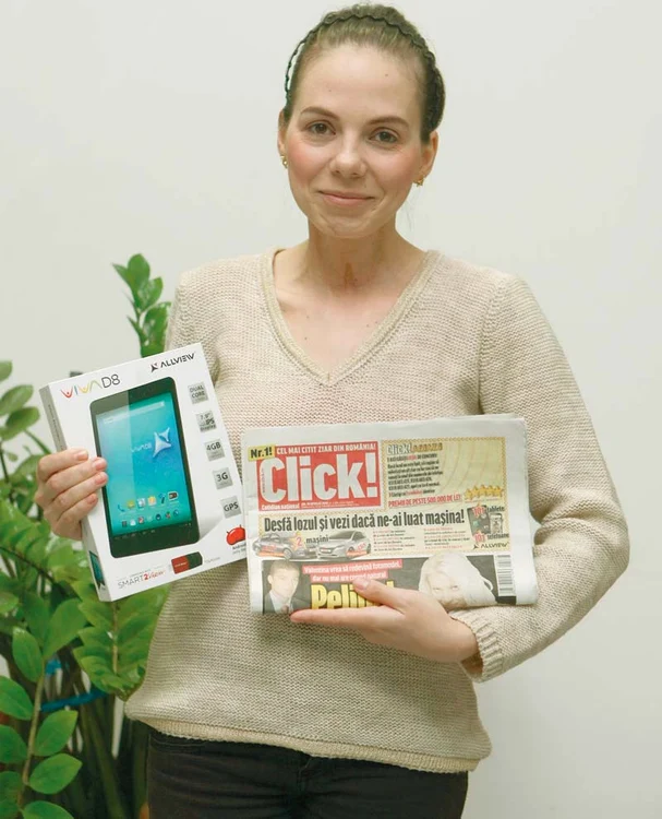 
    Andreea Stănia  a câştigat o  supertabletă la  concursul nostru  