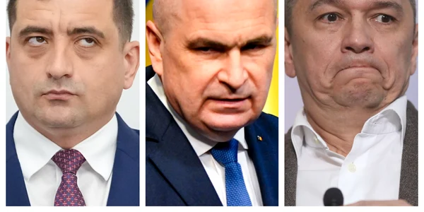George Simion, Ilie Bolojan, Sorin Grindeanu / FOTO Mediafax Foto