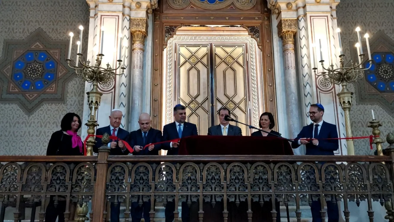 Reinaugurarea sinagogii din cartierul Cetate FOTO Ştefan Both