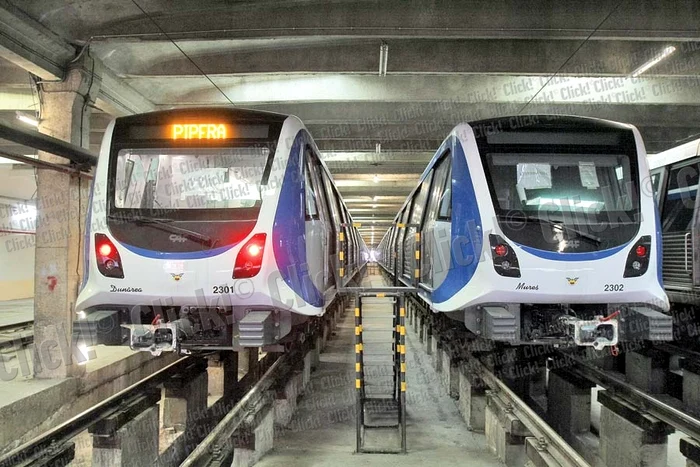 
    Trenurile sunt vopsite în  nuanţe de alb, albastru şi gri şi  au dotări de ultimă generaţie (Fotografii: Dorin Constanda)  