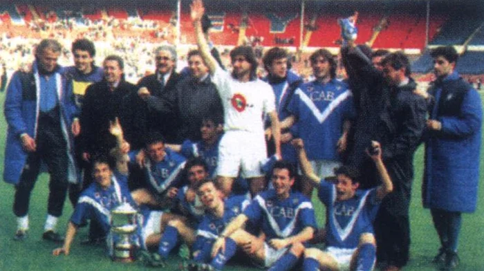 Bucuria promovării în Serie A cu Brescia (FOTO: Facebook)