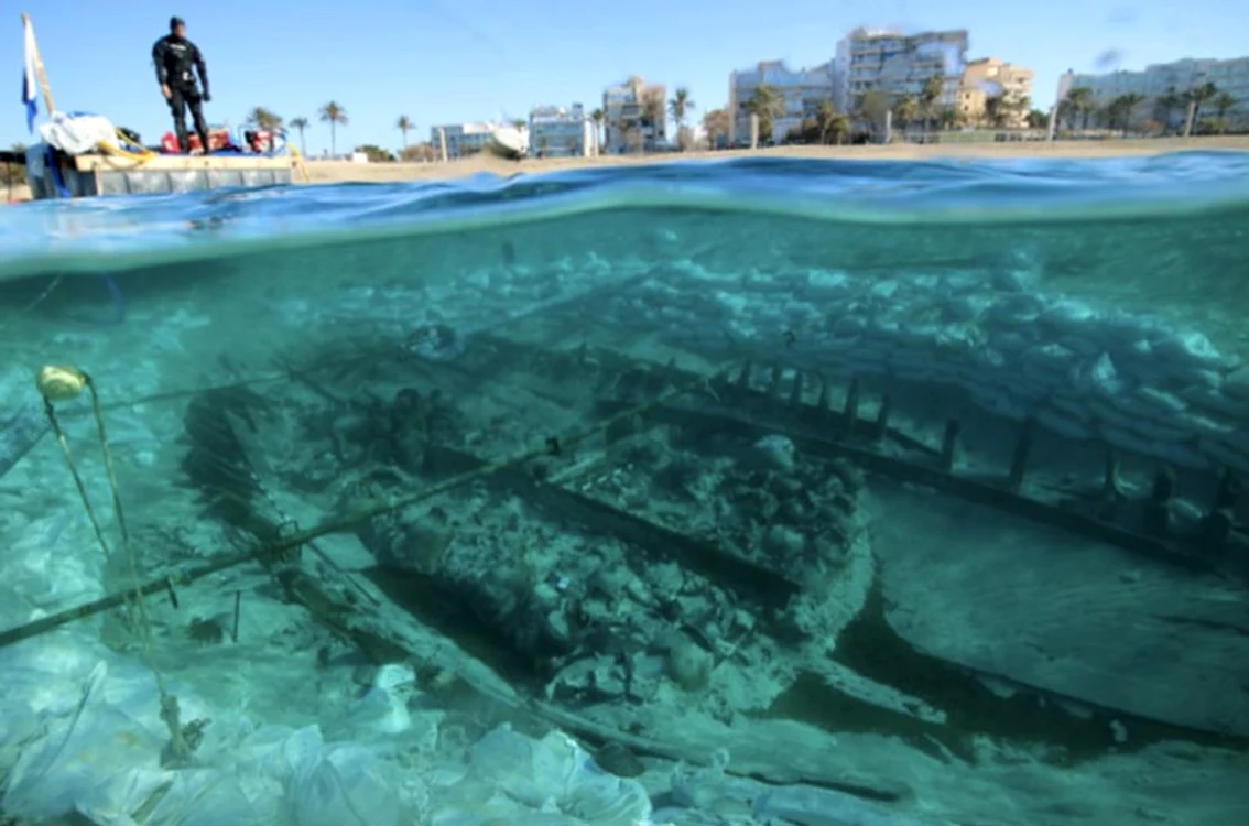 Descoperirea făcută de arheologi FOTO: ia.ub.edu/en/ses-fontanelles-shipwreck 