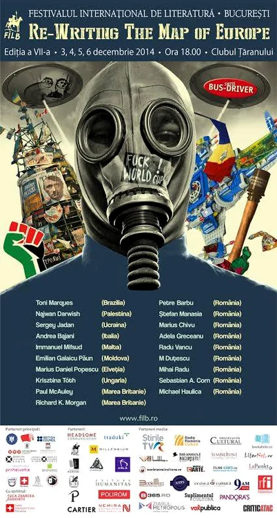 Scriitori din Brazilia, Palestina, Malta, Ucraina, Marea Britanie, Italia, Ungaria, Elveţia şi Republica Moldova vin la Bucureşti, la FILB 7 jpeg
