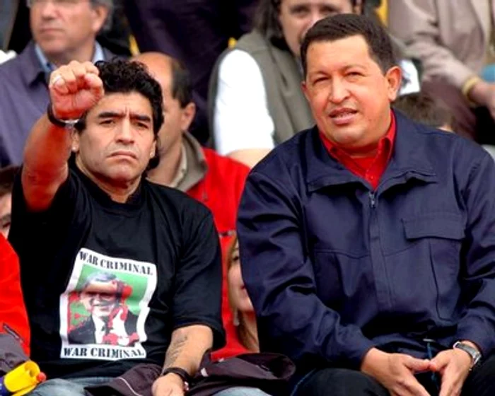 
    Maradona şi Chavez sunt prieteni vechi  