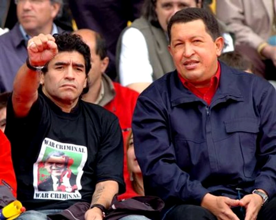 
    Maradona şi Chavez sunt prieteni vechi  