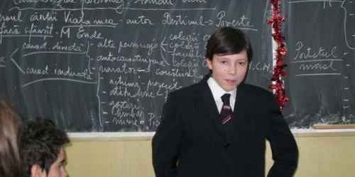 Adrian Piciu este văzut de profesori drept un viitor inginer. Foto: Bogdan Nistor