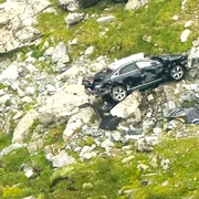 Mașină prăpastie Transfăgărășan FOTO Facebook 