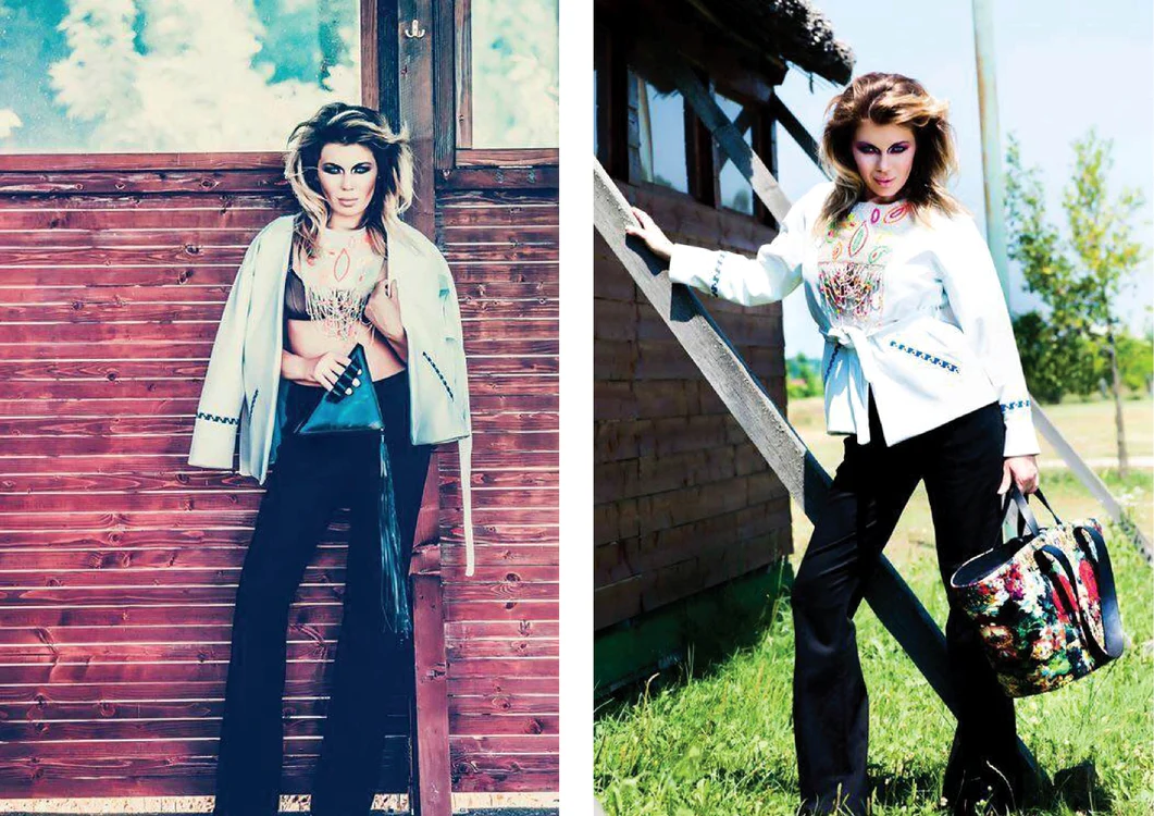 Dacă ședința foto pentru revista Fusion a fost pentru fashion, cea de la Paris a fost pentru promovarea unui parfum