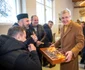 Majestatea Sa Margareta, Principele Radu și Principesa Elena primind Dubașii în interiorul Muzeului Săvârșin. FOTO: Daniel Angelescu, Casa Majestății Sale