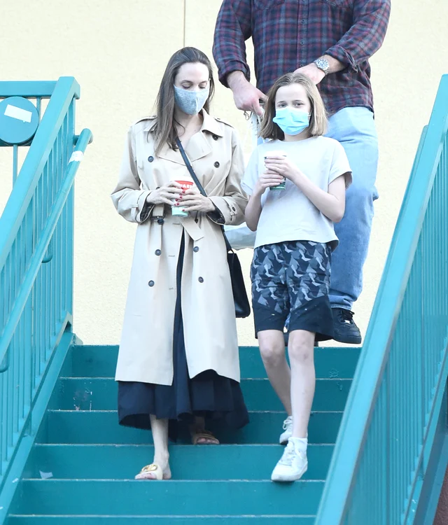 Cele două s-au plimbat prin Los Angeles și s-au bucurat de vremea însorită