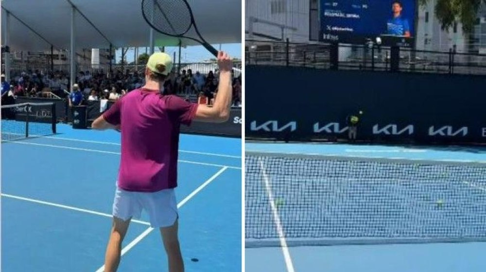 Sinner se distrează la Melbourne tăbăcindu-i fundul lui Cahill