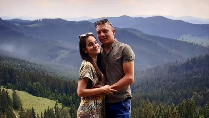 Alexandra și Marian, viitorul soț / Foto Facebook