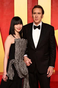 Riko Shibata și Nicolas Cage, Getty Images 