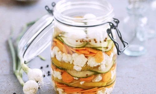 Jar of pickled vegetables jpeg
