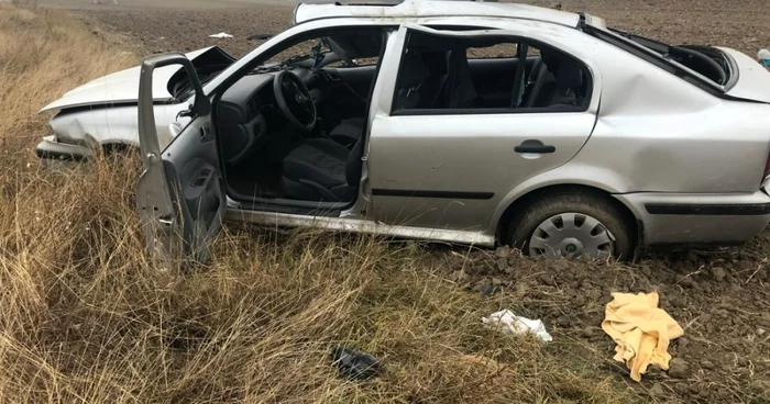 Accident rutier în judeţul Constanţa FOTO IPJ Constanţa