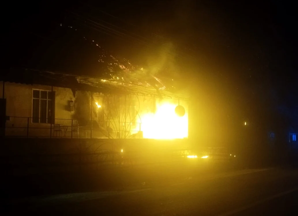 Incendiul de la Tașca a fost provocat intenționat FOTo ISU Neamț
