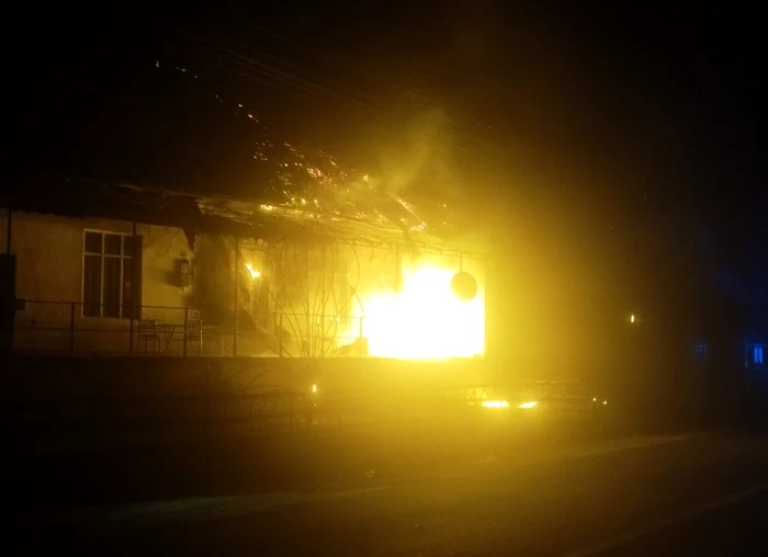 Incendiul de la Tașca a fost provocat intenționat FOTo ISU Neamț