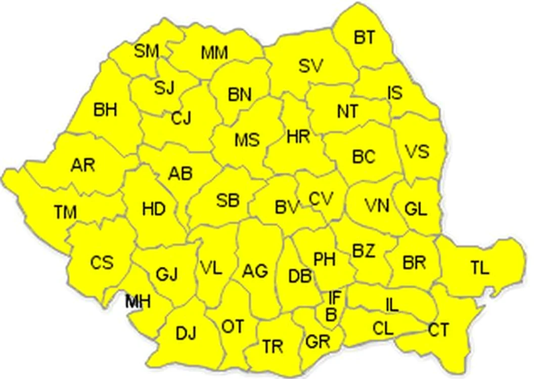Vremea se va răci de mâine în toată Oltenia