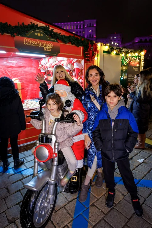 Vedetele au trăit magia sărbătorilor de iarnă în atracțiile Miramagica de la Târgul de Crăciun București 1 jpg