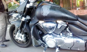 Aşa arată  motocicleta  după accident jpeg