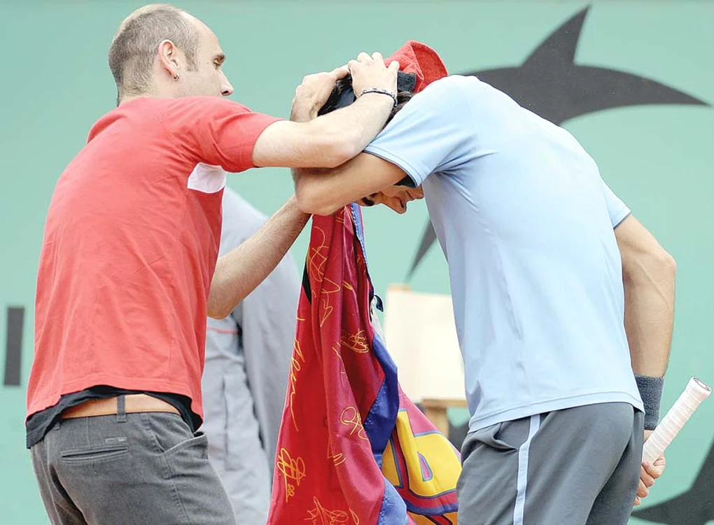 În 2009, Federer a făcut  cunoştinţă cu spaniolul