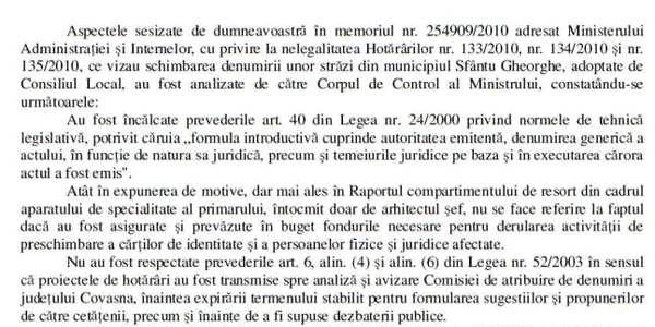 Raspunsul MAI partea 1