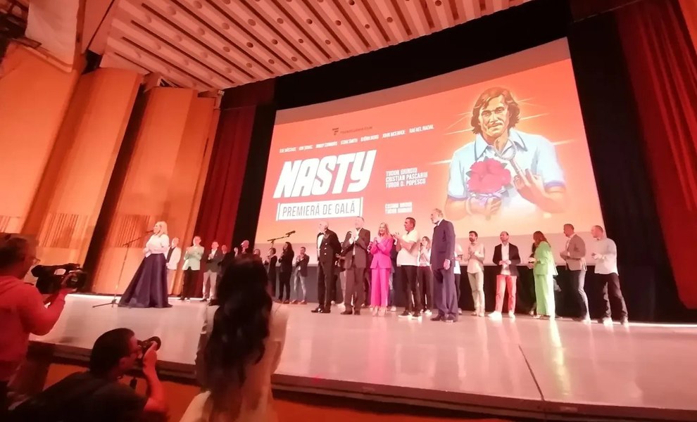 Nume sonore la lansarea „Nasty”, filmul despre viața lui Ilie Năstase: Ion Ţiriac, Nadia Comăneci, Boris Becker, greii fotbalului