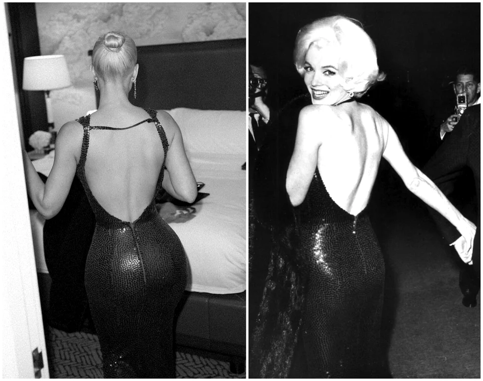 Kim Kardashian a doua rochie a lui Marilyn Monroe jpg