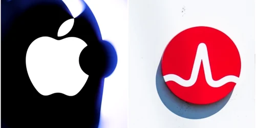 Apple Broadcom colaj sigle logo FOTO Shuttterstock