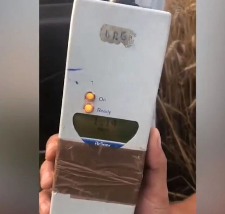 Şoferul a reuşit să sufle în alcooltest