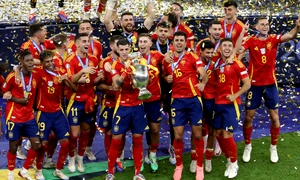 Echipa nationala a Spaniei, campioana EURO 2024 (EPA) jpg