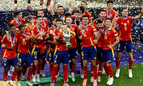 Echipa nationala a Spaniei, campioana EURO 2024 (EPA) jpg