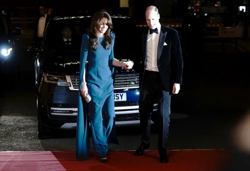Prințul William și Prințesa Kate la Royal Variety în 2023, GettyImages