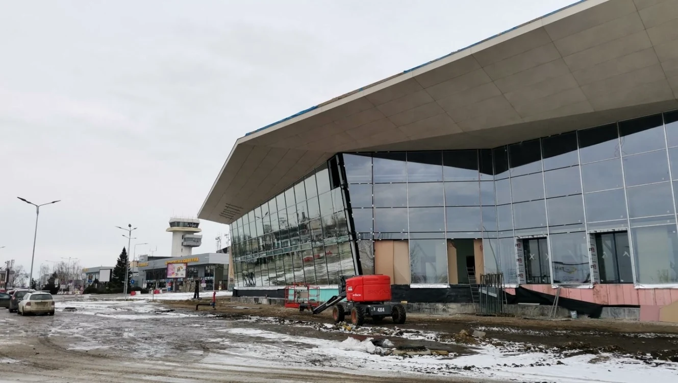 Terminalul de Sosiri Externe de pe Aeroportul Timişoara FOTO Ş.Both