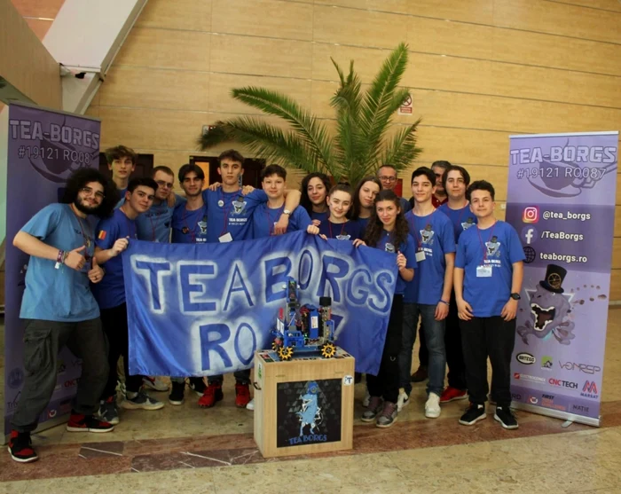 Echipa de robotica Tea Borgs din Târgu Jiu a devenit campioana României Foto: Tea Borgs