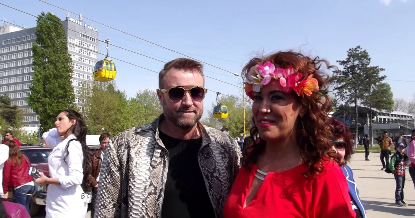 Cătălin Botezatu şi Corina Martin, la starul Paradei Litoralului FOTO Mariana Iancu