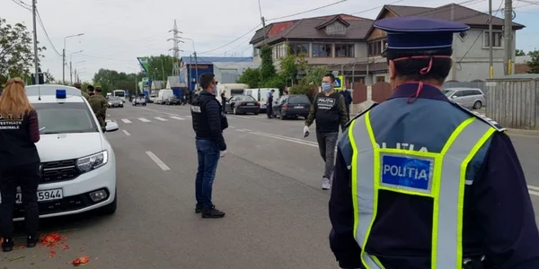 politisti trafic control verificari coronavirus Braila 3