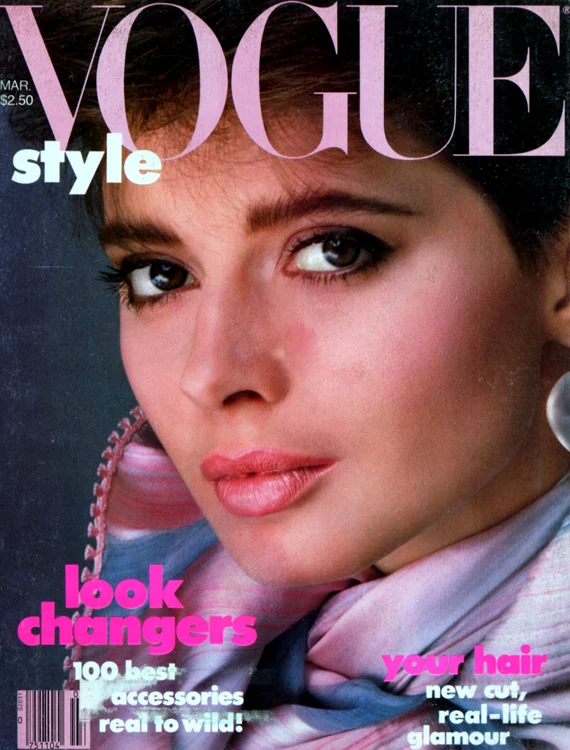 Isabella Rossellini pe coperta revistei Vogue FOTO Vogue