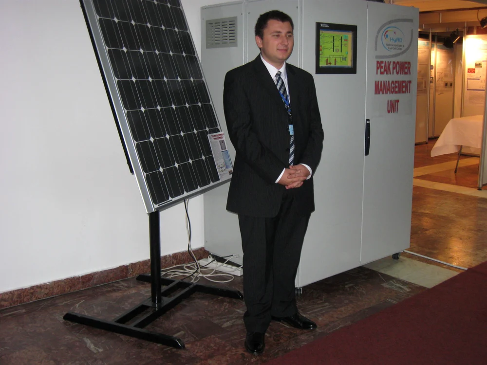 Inginerul Mihai Bălan şi sistemul de stocare a energiei eoliene