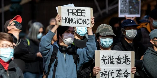 Miting de susţinere pentru Hong Kong la Sydney FOTO EPA-EFE